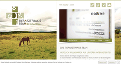 Desktop Screenshot of das-tierarztpraxisteam.de